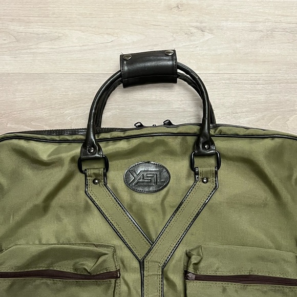 Vintage 80s 90s YSL Yves Saint Laurent Suit Bag Garment Bag - Picture 2 of 13